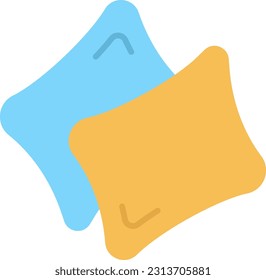 Kissen Symbol, Vektorbild. Geeignet für mobile Applikationen und Printmedien.