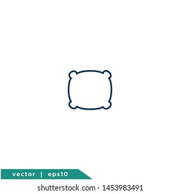 pillow icon vector logo template eps10