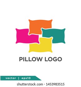 pillow icon vector logo template eps10
