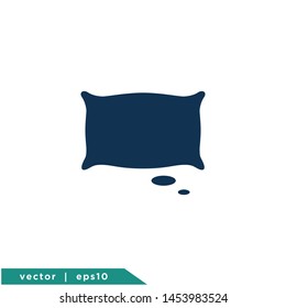 pillow icon vector logo template eps10