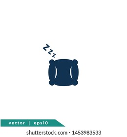 pillow icon vector logo template eps10