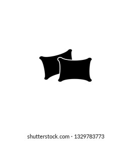 Pillow icon vector. Pillow sign on white background. Pillow icon for web and app