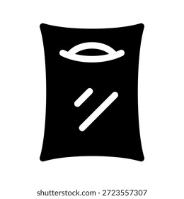 Ícone de travesseiro Símbolo vetorial Design Illustration