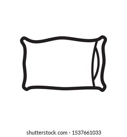 pillow icon vector symbol template 