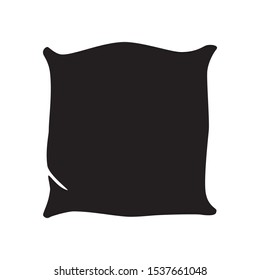 pillow icon vector symbol template 