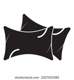 pillow icon vector template illustration logo design