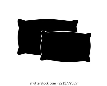 pillow icon vector with trendy design