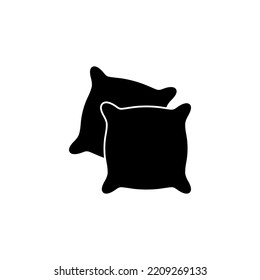 Pillow icon vector for web and mobile app. Pillow sign and symbol. Comfortable fluffy pillow