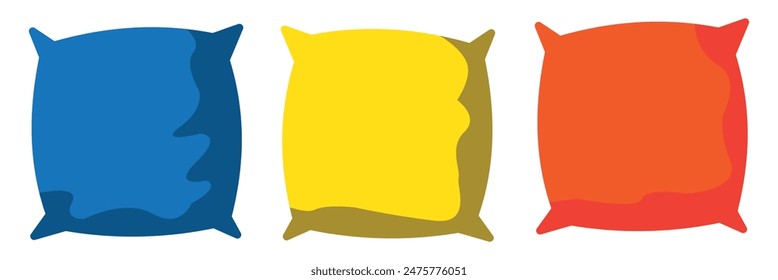Pillow icon vector for web and mobile app. Pillow sign and symbol. Comfortable fluffy pillow icon thin line outline linear pillow symbol for logo, web, app, UI. 7891