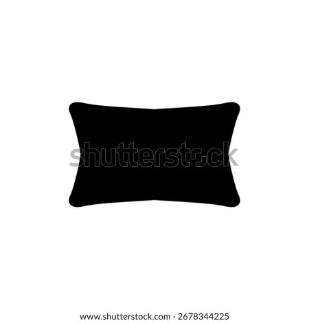 Pillow icon vector for web and mobile app. Pillow sign and symbol. Comfortable fluffy pillow