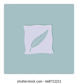 pillow icon, web design element