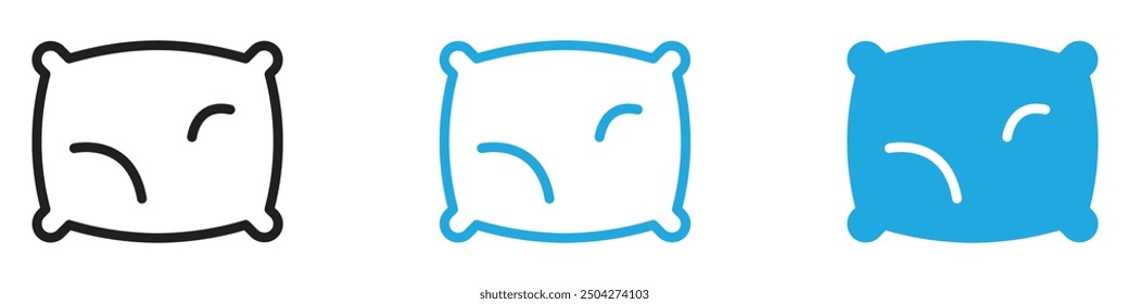 Pillow icon web design in vector