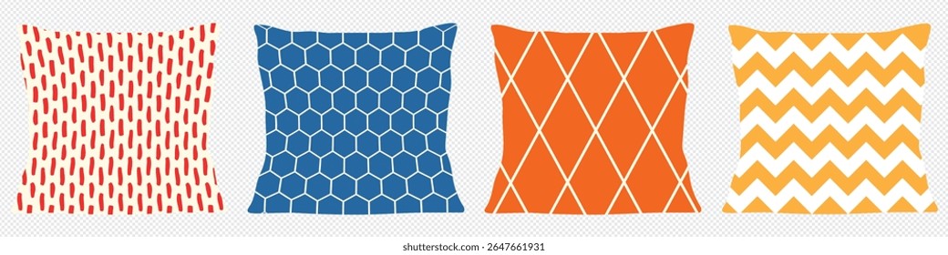 pillow icons set .Pillow icon symbol for apps and websites. Pillow sign and symbol. Comfortable fluffy pillow Take nap sign. Vector icons
