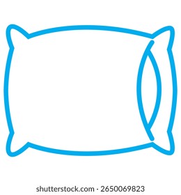 Pillow icons set. Pillow sign and symbol. Comfortable fluffy pillow