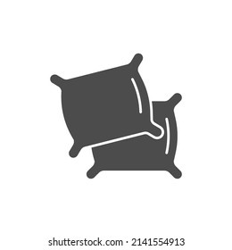 Pillow icons  symbol vector elements for infographic web