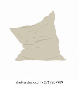 almofada. Ilustração de um travesseiro macio leve 