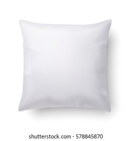 Pillow Isolated on White Background for Design