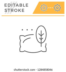 Pillow line icon