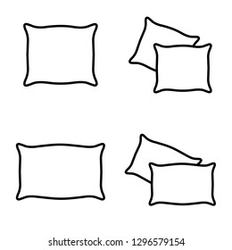 Pillow Line icon , logo on white background