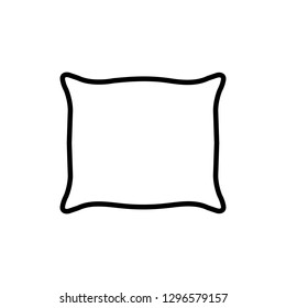 Pillow Line icon , logo on white background