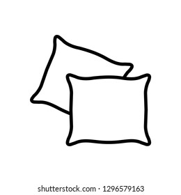 Pillow Line icon , logo on white background