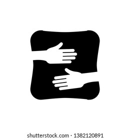Pillow logo icon design vector.