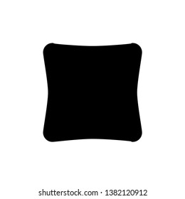 Pillow logo icon design vector.