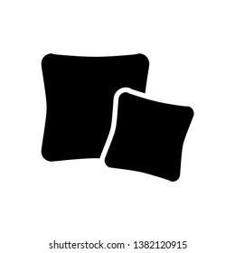 Pillow logo icon design vector.