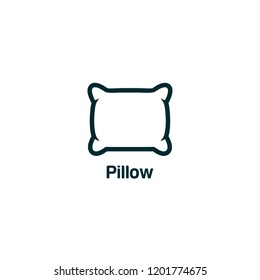 pillow logo icon designs vector