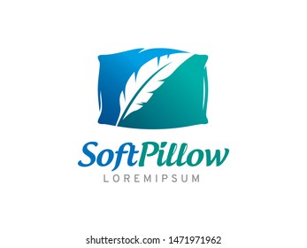 Pillow logo symbol or icon template