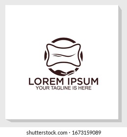 pillow logo vector, hotel, traveling logo template