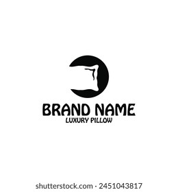 Pillow logo vector icon template