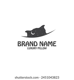 Pillow logo vector icon template