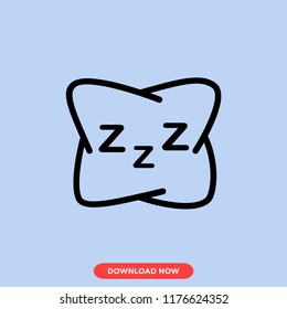 Pillow modern vector style