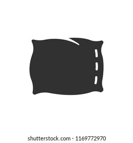 pillow. monochrome icon