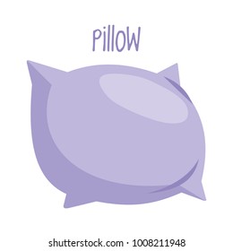Pillow on white background