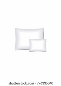 Pillow on white background