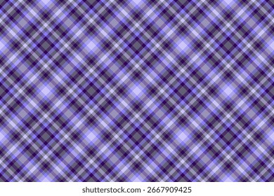 Patrón de almohada de Vector tartán, textura de tela sin costuras de fibra. Fondo de cuadros de piel textil a cuadros en colores pastel e índigo paleta.