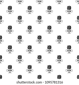 Pillow pattern vector seamless repeat for any web design