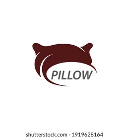 Pillow Relaxing logo business vector illustration design template