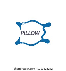 Pillow Relaxing logo business vector illustration design template