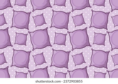 pillow seamless pattern vector illustration 