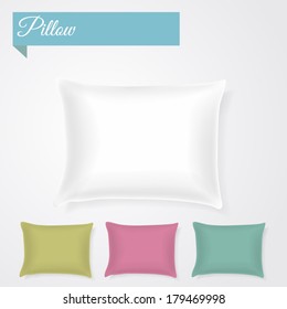 Pillow with separate shadows