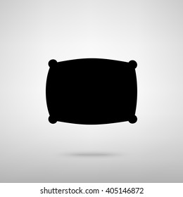 Pillow sign. Vector illustration