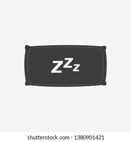 Pillow Sleep Bed Vector Icon