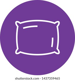 Pillow Sleep Bedding Outline Icon