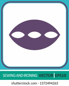 Pillow, soft, comfortable pillow for sleeping. Simple vector illustration for graphic and web design.