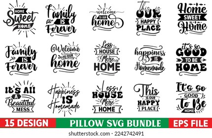 Pillow SVG Bundle , Pillow SVG Design