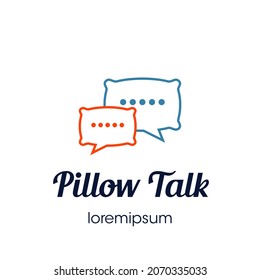 Pillow Talk logo or symbol template design