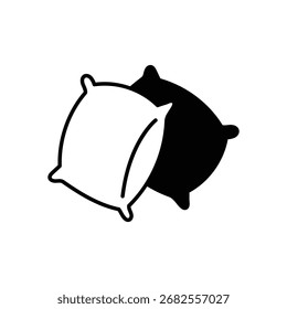Ícone de vetor travesseiro Ícone de vetor conceito ilustração de stock